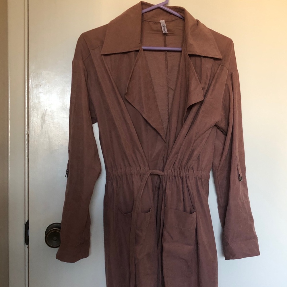 mauve coat